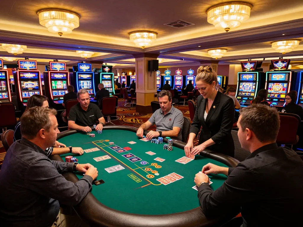 Players engaging in strategic gameplay at a blackjack table while enjoying the thrill of XX 88 gaming experience