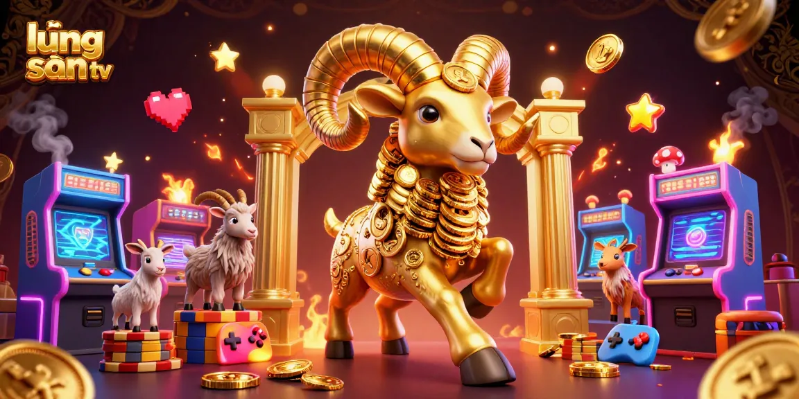 Engage with lương sơn tv's exciting gaming atmosphere featuring gold and vibrant elements.