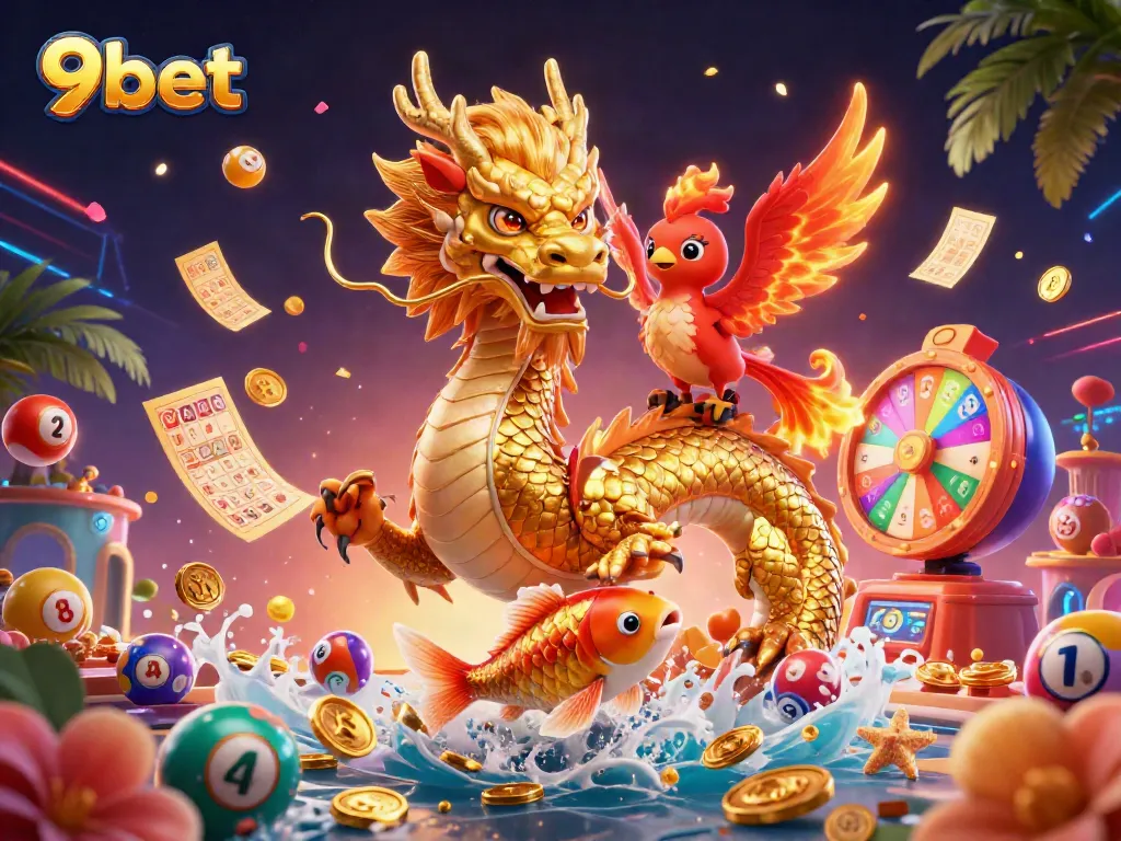 Engage with the thrilling lottery and gaming experience of 9bet featuring dynamic characters and game elements.