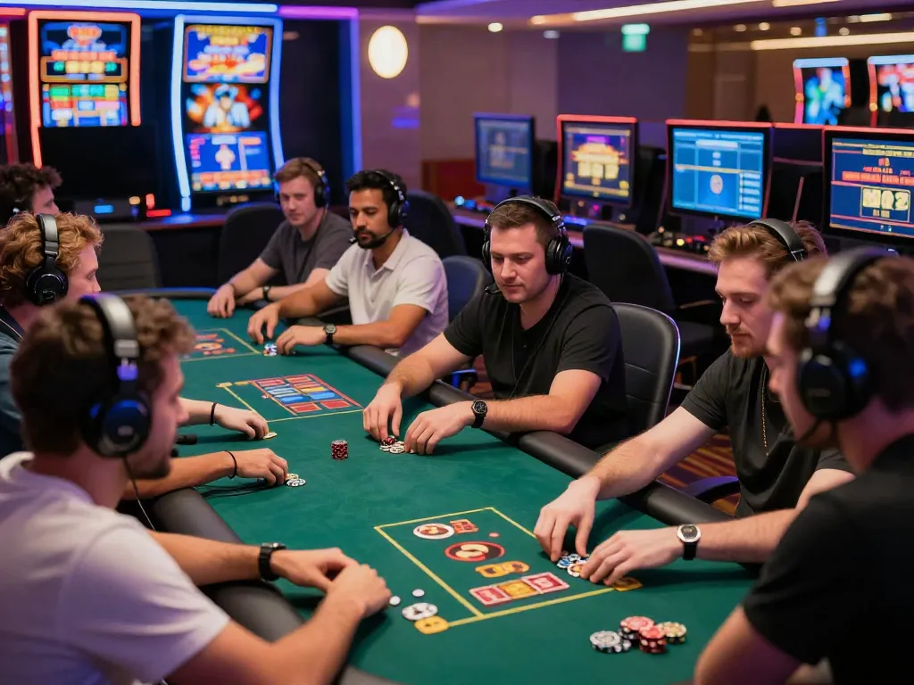 Online gaming experience at https://playsv88.net/ with players engaged in exciting casino games.