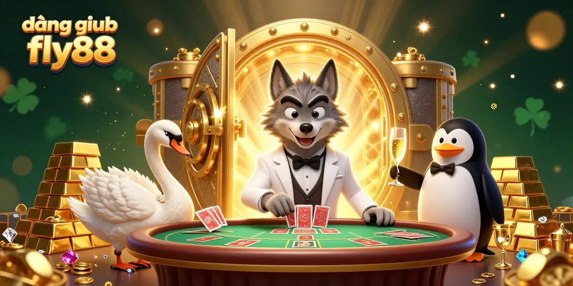 Engage in excitement with đăng nhập fly88 at a dynamic casino scene featuring an elegant baccarat table.