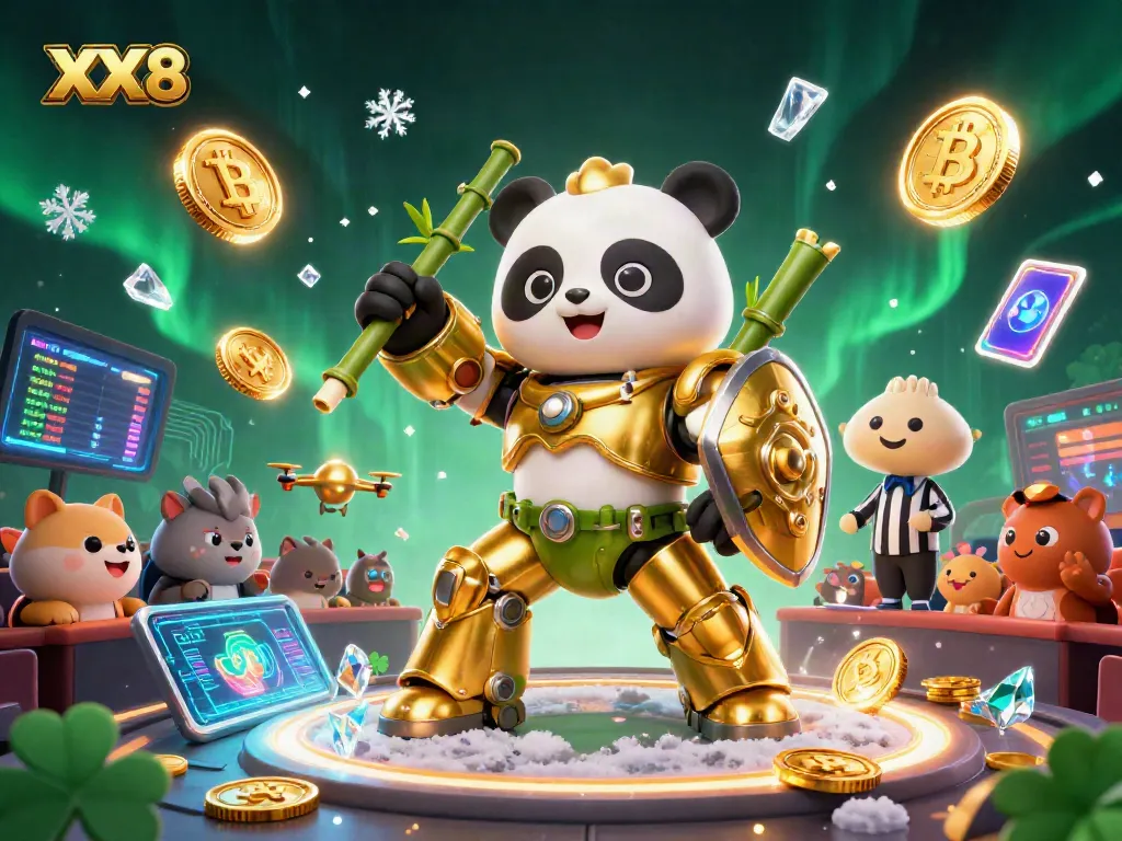 Engage in thrilling gameplay at XX8 casino with a dynamic scene featuring exciting characters and elements.