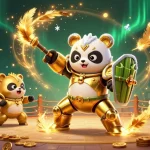 Place bets at Nhà cái 888new while enjoying an exciting cockfighting scene with vibrant characters and dynamic elements.