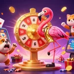 Spin the golden prize wheel with excitement at 33WIN Today featuring a vibrant game show atmosphere.